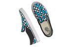 Кроссовки classic slip-on 'butterfly checkerboard' Vans, синий - фото 3