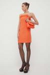 Платье Patrizia Pepe, оранжевый - фото 2