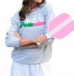 Свитшот для игры в пиклбол серый Shiraleah - фото