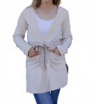 Пальто с капюшоном Leah в бежевом цвете Hem & Thread - фото