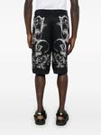 Шорты Outline Barocco Versace Jeans Couture, черный - фото 4