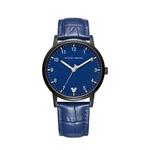 Disney Часы Quartz Movement Watch Men's Watch Black Dial, Blue Strap - фото