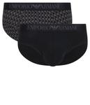 Трусы 2 шт. Emporio Armani, черный - фото