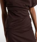 Флоп шерстяное макси-платье Entire Studios, Toffee - фото 5