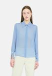 Блуза LIU JO Button-down blouse, Blue/Light Blue - фото