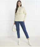 Свитер regular fit Silvian Heach, кремовый - фото 2