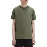 FRED PERRY Футболка мужская зеленая - фото 5