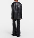 Кожаная куртка Róhe, черный - фото 3