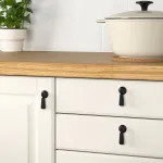 Ручка, черная, 21 мм, 2 шт. MOSSARYD IKEA - фото 4