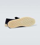 Замшевые тапочки Prada, Bleu - фото 7