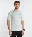 Футболка Slim fit Ea7, зеленый - фото 3