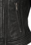 Кожаная куртка MIT STEPPNAHT-DETAILS H.I.S, черный - фото 4