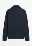Поло Massimo Dutti ZIP-UP , Dark Blue - фото 5