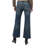 Выцветшие джинсы из хлопка R13, синий - фото 5