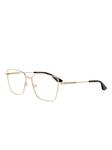 Alexander McQueen Eyewear square-frame очки, золотой - фото 2
