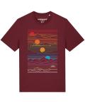 Рубашка Watapparel  Sun And Moon, бордовый - фото