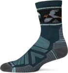 Носки Smartwool Men's Hike Light Cushion Soaring Print Mid Crew Socks, Twilight Blue - фото