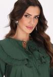 Блуза faina, зеленый - фото 5