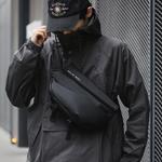 DCLOUD Ламинированная сумка через плечо из оксфордской ткани, Obsidian Black Regular Plastic Button - фото 10