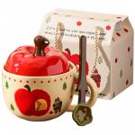 Кружка KAWASIMAYA, [Gift Box Set]Apple Pig Mug (Includes Spoon) 1 Pack - фото 2