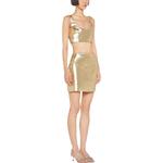 Камзол женский золотой Miu Miu - фото 4