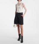 Потертые шорты Maison Margiela, черный - фото 2