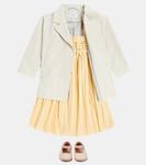 Хлопковый блейзер в балтийскую клетку Paade Mode, бежевый - фото 2