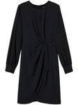 Платье TWINSET из крепдешина, черный - фото