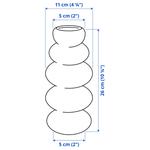 Ваза IKEA, 26 см, оранжевый - фото 6
