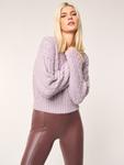 Свитер ABOUT YOU x Laura Giurcanu Mila, сиреневый - фото 4