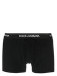 Dolce & Gabbana комплект из двух боксеров с логотипом, черный - фото 2