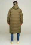 Behype парка "LONGLINE PUFFER PARKA", с капюшоном, хаки - фото 4