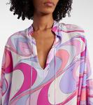 Печатный кафтан из шелкового крепдешина Pucci, Rosa - фото 4