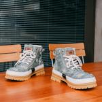 Кроссовки Мартин 4 см Унисекс SEMIR, Деним Блэк - фото 9