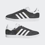 Кроссовки Gazelle Adidas, цвет Dgh Solid Grey/White/Gold Metallic - фото 8
