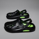 Клоги мужские WARRIOR, черно-зеленые - фото 6