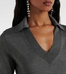 Шелковый свитер-поло Dolce&Gabbana, Grigio Piombo Scuro - фото 4