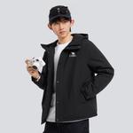 Куртка пуховая мужская CAMEL, Овсяно-серый/Фантомно-черный - фото 5