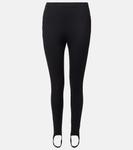 Рио джерси легинсы со стременами Leset, черный - фото