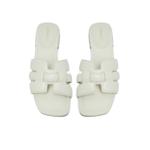 COMELY Элегантные белые слайдеры Mocha Mousse Brown, цвет Elegant White - фото 4