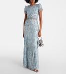 Украшенное платье Roxy Jenny Packham, Sky - фото 2