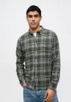 Клетчатая рубашка fallbay Barbour, Mid Grey Marl - фото 4