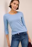 Топ Cecil Long sleeved top, Blau/Blue - фото