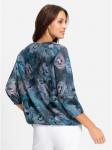 Блузка из жоржета с темно-синим принтом WITT WEIDEN - фото 2