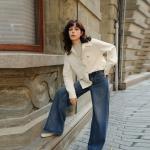 ELLE Рубашка Women's Ecru Lapel Moderate - фото 6