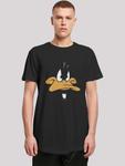 Рубашка F4NT4STIC Looney Tunes Daffy Duck Big Face, черный - фото 2