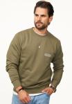 Толстовка Jack & Jones CREW NECK RUNDHALS PULLOVER, Kalamata/Khaki - фото 4