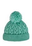 Шапка-бини Chunky Pom JoJo Maman Bébé, зеленый - фото