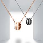 DW/DanielWellington Daniel Wellington Alloy Necklaces Unisex Ceramic White > Dazzling Black - фото 5