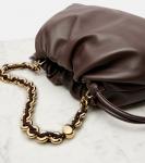 Фламенко большая кожаная сумка через плечо Loewe, Dark Brownie - фото 6